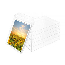 Custom Gift Photo Storage PET Case Clear Plastic Box Protectors